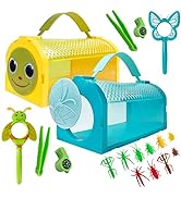 Bug Catcher Kit, Outdoor Toy Gift for 3 4 5 6 7 8+ Year Old Boys Girls Kids, 2 Pcs Critter Cage B...