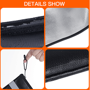 important document organizer fireproof document bag zipper pouch fireproof bag fireproof safe fire
