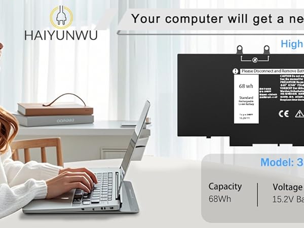 3HWPP Laptop Battery