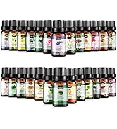 Essential Oils Set, Aromatherapy Essential Oil Kit for Diffuser, Massage, Skin Care (26 x 5ml) - ...