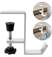 CaLeQi Desk Mount Bag Holder Hook Clamp,On Backpack Hanger Portable Desk Mount Headphones Holder ...