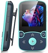 AGPTEK 64GB MP3 Player with Clip, A65 Bluetooth 5.3 Lossless Sound with FM Radio, Voice Recorder ...
