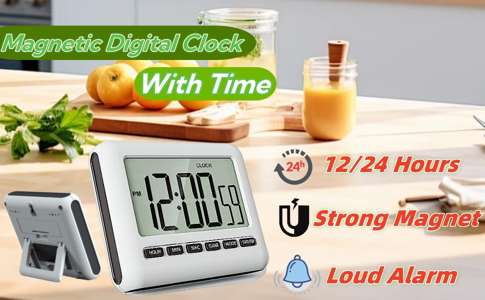 Magnetic Clock Digital