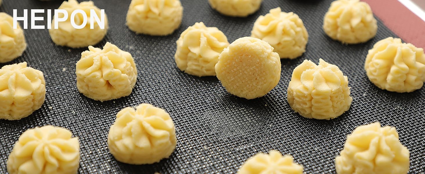 Cookies are heated more evenly during the baking process