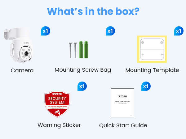 packing list