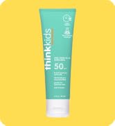 Thinksport Kids SPF 50+ Mineral Sunscreen – Safe, Natural Sunblock for Children - Water Resistant...