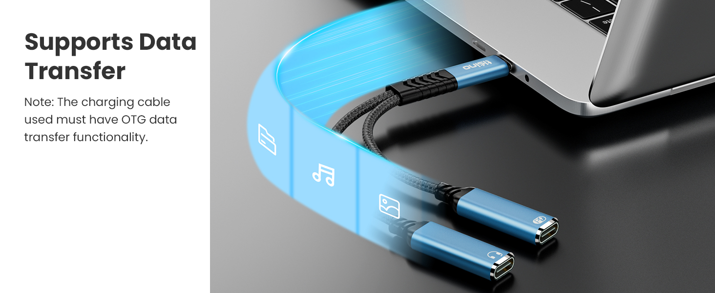 type c splitter charging