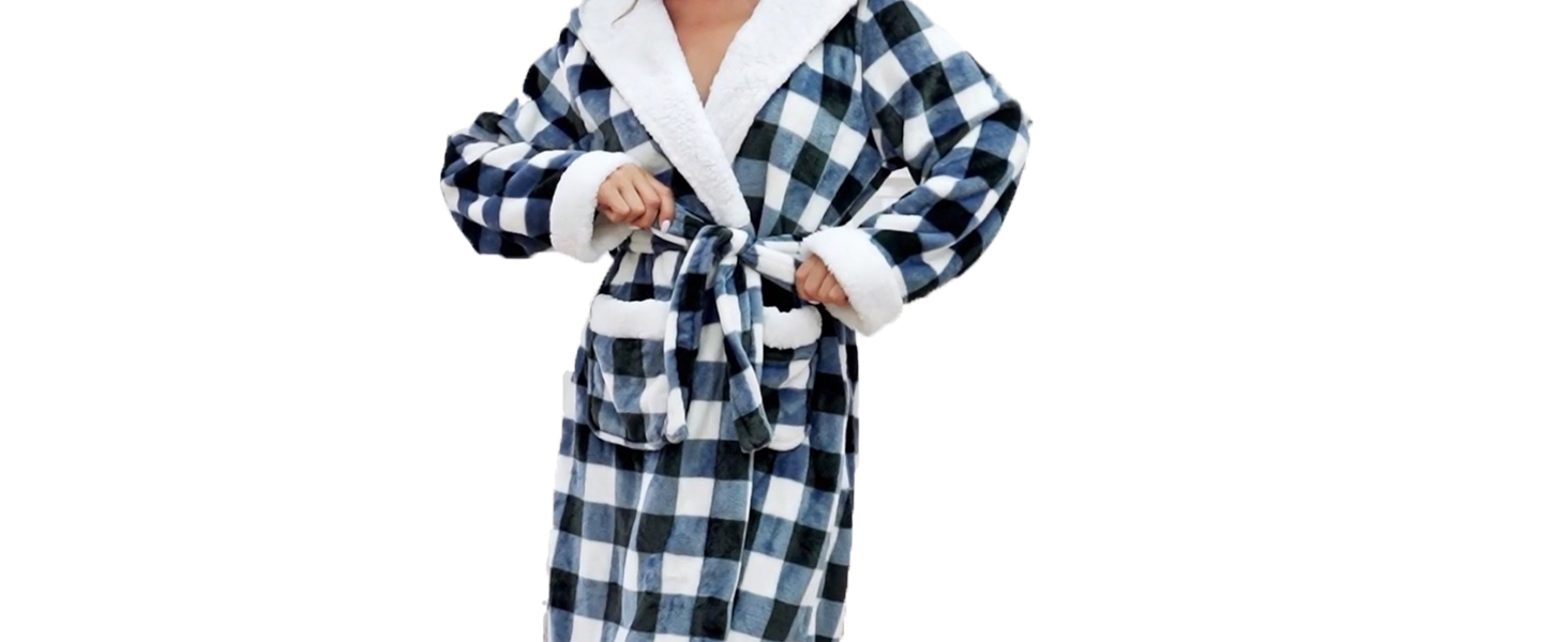 women plush robes