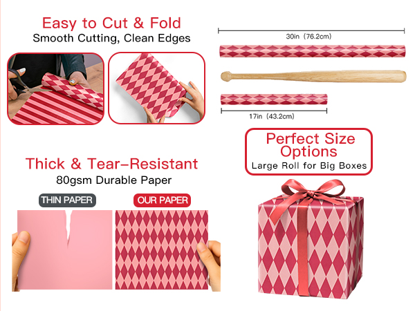 Reversible Wrapping Paper Roll