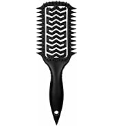 Vented Curl Defining Brush, Detangling & Clump-Forming Styling Brush for Wavy Curly Coily Hair, W...