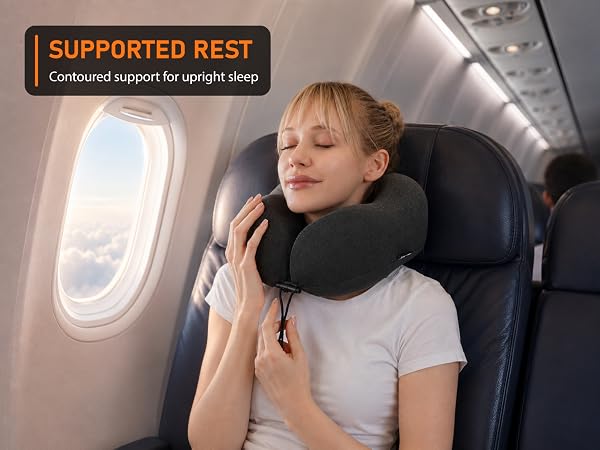 neck pillow travel pillow cervical neck pillow memory foam pillows airplane travel essentials
