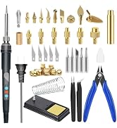 3DZWMAN Heat Set Insert Tools kit Brass Nuts 3D Printing 60W Digital Soldering Iron 94PCS
