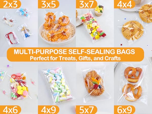 cookie bags with seal