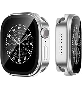 Suphart 3 in-1 Metal Cover Compatible with Apple Watch Series 11/10 Case 46mm for Women Men, Ultr...