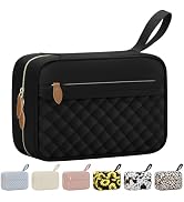 Vankor Travel Toiletry Bag for Women with Hanging Hook, Waterproof TSA Approved Cometic Toiletry ...