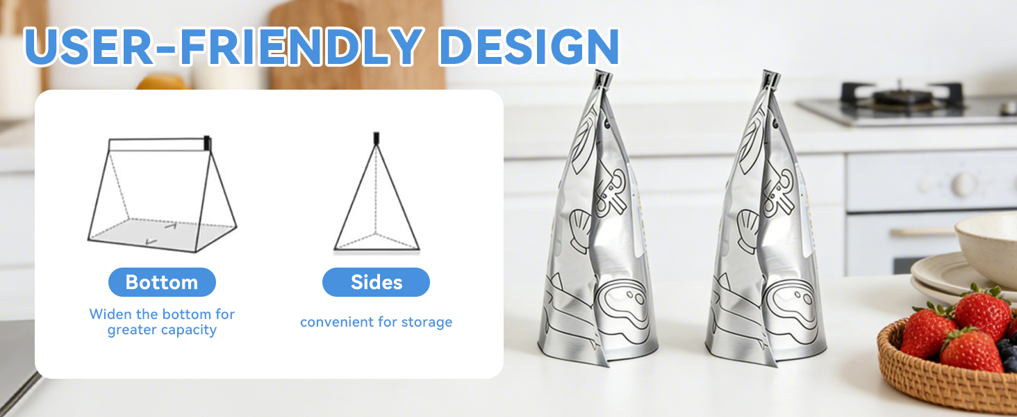 Aluminum Foil Sealable Storage Bags