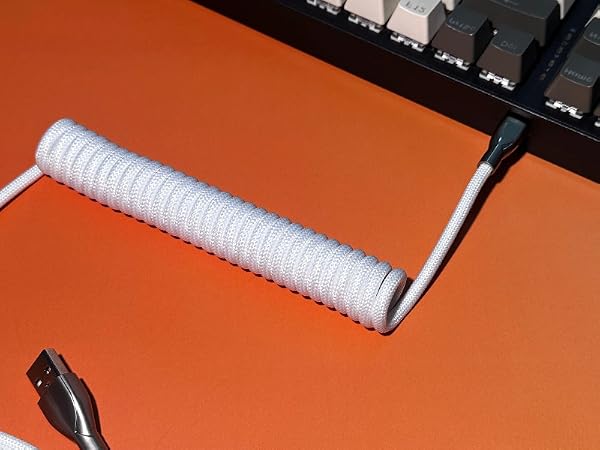 Coiled Keyboard Cable