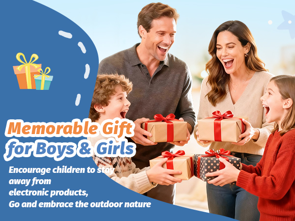 gift for boys and girls 5-8 to get kids off electronics and embrace outdoor nature