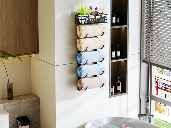 bathroom towel organizer bathroom hand towel rack over door towel bar