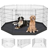 Pet Playpen Dog Pen Foldable Dog Exercise Fence 8 Panels 30 Inch Kennels Pet Playpen Options Idea...
