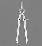 Pacific Arc Metal Professional Compass, Perfect Spring Bow Compass for Math