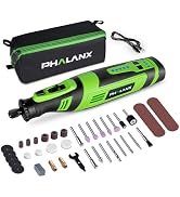 PHALANX 8V Cordless Rotary Tool Kit, 2.0 Ah Battery Rechargeable Rotary Tool with 73pcs Accessori...