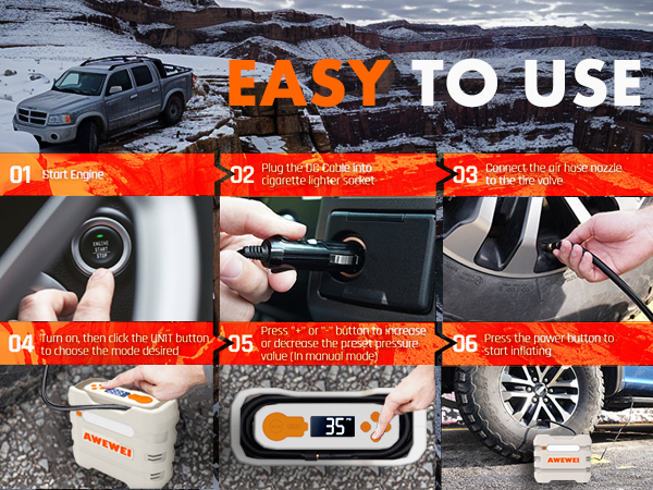 AWEWEI R7 portable air pump