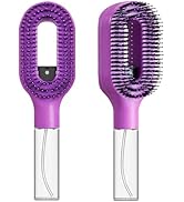 2-in-1 Detangler Hair Brush, With Built-In Mister Spray, Wet & Dry Detangling Brush for Curly, Wa...