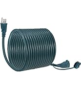 26FT Green Outdoor Extension Cord - Green Heavy Duty Outdoor Extension Cord,Green Garden Extensio...