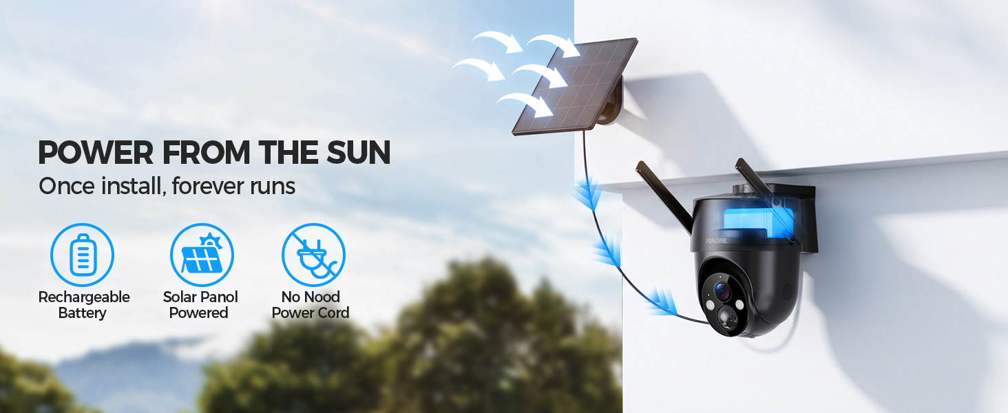 Solar Security Cameras Wireless Outdoor
