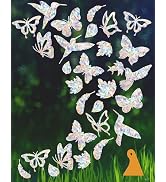 36 Pieces Window Decals for Bird Strikes, Window Clings Prevent Birds from Hitting Windows Suncat...