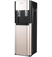 Bottom Loading Water Cooler Dispenser for 5.28 Gallon Bottles, Hot & Cold Standing Water Dispense...