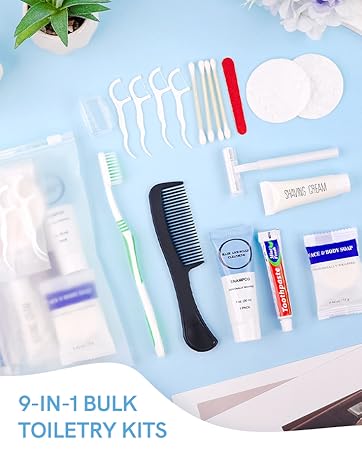 9-IN-1BULK TOILETRY KITS