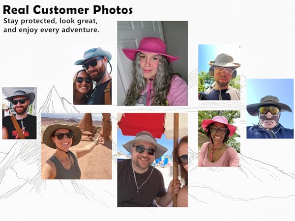 Connectyle mens sun hat upf 50+ sun protection bucket hat newsboy sun hat for safari fishing beach