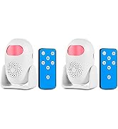 Upgraded Motion Sensor Alarm Indoor Motion Sensor Chime with Remote Control 120dB 4 Volume Levels...
