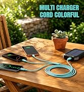 ShSiXin Multi Charging Cable for Multiple Devices Car Travel Essentia