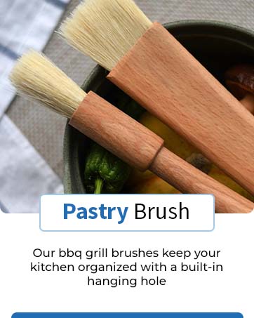 pastry brush, grill brush, basting brush, cooking brush for oil and sauce