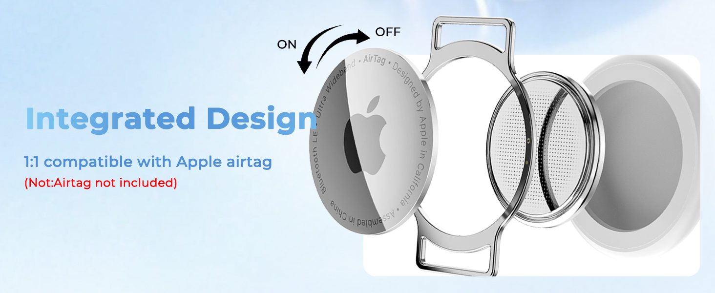integrated airtag cat collar