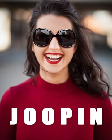 Joopin Vintage Oversized Black Red Sunglasses for Women