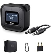 Syntech Airplane Bluetooth Transmitter Receiver for Airpods or Headphones, LED Display Dual Pairs...