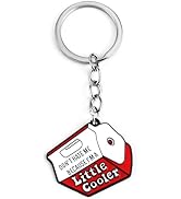 PLwelth Cool Keychain for Women Men Funny Keyring Don't Hate Me Because I'm A Little Cooler Keych...