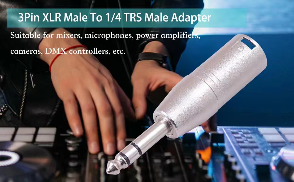 6.35 TRS to XLR male