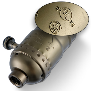 UL Listed Light Socket from Make a Lamp Kit
