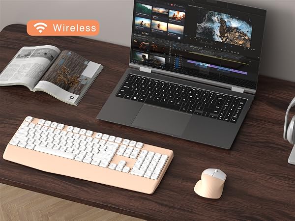 Wireless Keyboard and Mouse Combo