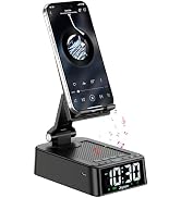 Gifts for Men Women, Phone Stand with Bluetooth Speaker 360° Rotable Angle | Phone Holder for Des...