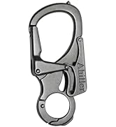 Ahiller Carabiner Keychain Clip, Double Lock Designed - Tungsten Steel Tip, Multifounction Tools ...