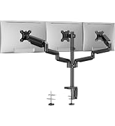 ErGear Triple Monitor Mount for 13-27 inch Screens, Triple Monitor Arms with USB