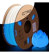 CCTREE 3D Printer Glow in The Dark TPU Filament 1.75mm, Shore 95A Hardness TPU, Flexible Soft Fil...