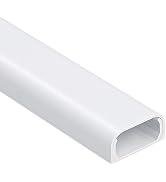 Cable Hider Raceway Kit, 68in (4X L17in) Wire Hiders for TV on Wall, Paintable Cord Cover Channel...