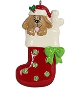 Personalized Dog Ornament 2022 - Dog Stocking Christmas Tree Ornament - Dog Christmas Ornament - ...